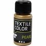 Textielverf - Dekkend - Goud - Parelmoer - Creotime - 50 ml