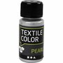 Textielverf Zilver  Zilveren Kledingverf  Stofverf  Textiel Kleurstof  Stoffenverf  Verf Voor Kleding  Textiel Verven  Kleurstof Voor Stof  DIY Kleding Verven  Dekkend  Parelmoer  50 ml