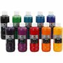 Textielverf – Diverse Kleuren – Stofverf – Textiel Kleurstof – Stoffenverf – DIY Kledingverf – Schjerning – 10x250 ml