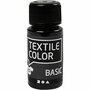 Textielverf - Kledingverf - Zwart - Basic - Textile Color - Creotime - 50 ml