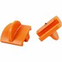 Fiskars Triple Track Resevermessen - Snijmessen - Rechte Snijmessen - Fiskars Mesjes Papiersnijder  5446 + 4153 + 9863 - Hobby Snijmessen - Precisie Snijmessen - 2 Stuks