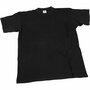 T-shirts, zwart, B: 32 cm, afm 3-4 jaar, ronde hals, 1 stuk