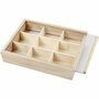 Vakkendoos - Muntendoos - Kleine Organizer - Compacte Opslag Voor Hobbyartikelen - Opbergdoos Voor Kleine Items - Diameter 3,5 cm - Afmetingen 17x13 cm - 1 Stuk
