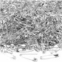 Veiligheidsspelden Zilver - Zilveren Spelden - DIY Veiligheidsspelden - Voor Textielprojecten - Creatieve Accessoires - Lengte 22 mm - Dikte 0,6 mm - Geschikt Voor Hobby - Set van 500 Stuks