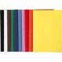 Velour papier, diverse kleuren, A4, 210x297 mm, 140 gr, 10 vel/ 1 doos