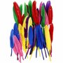 Veren Verschillende Kleuren - Decoratieve Gekleurde Veren - Knutselveren - Hobby Veren - Knutselveren - Sierveren - 13cm - (6 kleuren) 48 Stuks