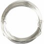 Verzilverd Draad - DIY Metaaldraad - Verzilverd Hobbydraad - Sieradendraad - Dikte 0,8 mm - Lengte 6 Meter - Geschikt Voor Sieraden Maken En Creatieve Knutselprojecten - 1 Rol
