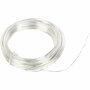 Verzilverd Draad - DIY Metaaldraad Voor Sieraden Maken - Creatieve Hobbydraad Voor Handwerk & Knutselen - Buigzaam & Stevig - Dikte 1 mm - Lengte 4 meter - 1 Rol