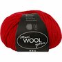 Wolgaren, rood, L: 125 m, 100 gr/ 1 bol