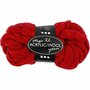 XL Acryl Garen Donkerrood - Extra Dikke Breiwol - Ideaal voor Armbreien, Grove Sjaals & Warm Breiwerk - 90% Acryl, 10% Wol - 15 Meter - 300 Gram