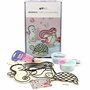 Zeemeermin Knutselset - Creatief DIY Hobby Pakket - Foam Stickers, Glitter & Decoratiemateriaal - Perfect voor Meisjes Knutselprojecten & Kinderfeestjes