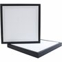 Canvas met Lijst - Zwevende Lijst Canvas - 30x30 cm - Zwarte Lijst - Canvas 280 Gr - 10 Stuks - Elegante Afwerking