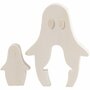 2-in-1 Hangende Decoraties - Houten Ornamenten - DIY Houten Decoratie - Knutsel Hout Set - Creatieve Houten Versiering - Ø 7 cm - 4 mm Dikte - 200 Stuks - 1 Doos