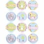 3D Baby Stickers - Zelfklevende Stickers - Gelaagde Stickers - Baby Plakplaatjes - Creatieve Stickers - Knutselstickers - Scrapbooking - Babyshower Decoratie - 35mm - 1 Vel
