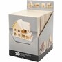 3D Houten Constructie Set - Triplex - Zelfbouw Houten Puzzel - DIY 3D Puzzels Van Hout - Set Met 24 Stuks - 4 Verschillende Designs