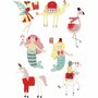 3D Stickers - Flamingo, Lama & Zeemeermin - Zelfklevende Gelaagde Stickers - Foam Stickers - Creatieve Scrapbooking Stickers Voor DIY Kaarten & Decoratie - 50-60mm - 7 Stuks