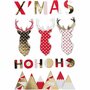 3D Stickers - Rendieren - Zelfklevende 3D Stickers - Kerst Thema Stickers - Knutselstickers Voor Scrapbooking & Kaarten Maken - Gelaagde Foam Stickers - 15-62mm - 15 Stuks