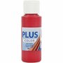 Acrylverf - Rode Verf - Acrylaatverf - Acrylic paint - Hobbyverf - Knutselen en Verven - Sneldrogende Verf - Waterbasis Verf - Hoogwaardige Decoratie Verf - Crimson Rood - Plus Color Verf - 60ml