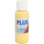 Acrylverf - Gele Verf - Acrylaatverf - Acrylic paint - Hobbyverf - Sneldrogende Verf - Dekkende Verf - Waterbasis Verf - Hoogwaardige Decoratie Verf - Crocus Yellow - Plus Color Verf - 60ml