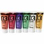 Metallic Verf - Acrylverf Metallic Mix - Metaalverf - Verschillende Kleuren Metallic Hobbyverf - Glansverf - Shimmerverf - Acrylaatverf - 6 x 20ml