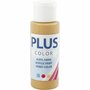 Acrylverf - Goudkleurige Verf - Acrylaatverf - Acrylic paint - Hobbyverf - Sneldrogende Verf - Dekkende Verf - Waterbasis Verf - Hoogwaardige Decoratie Verf - Plus Color Verf - 60ml