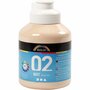 Acrylverf - Beige Verf - Acrylverf Licht Beige - Acrylaatverf - Acrylic paint - Matte Hobbyverf - Knutselen en Verven - Sneldrogende Verf - 500 ml