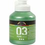 Metallic Verf - Acrylverf Metallic Lichtgroen - Metaalverf - Lichtgroene Metallic Hobbyverf - Glansverf - Shimmerverf - 500ml