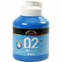 Acrylverf - Blauwe Verf - Acrylverf Primair Blauw - Acrylaatverf - Acrylic paint - Matte Hobbyverf - Knutselen en Verven - Sneldrogende Verf - 500 ml