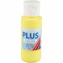 Acrylverf - Gele Verf - Acrylaatverf - Acrylic paint - Hobbyverf - Sneldrogende Verf - Dekkende Verf - Waterbasis Verf - Hoogwaardige Decoratie Verf - Primair Geel - Plus Color Verf - 60ml
