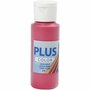 Acrylverf - Rode Verf - Acrylaatverf - Acrylic paint - Hobbyverf - Sneldrogende Verf - Dekkende Verf - Waterbasis Verf - Hoogwaardige Decoratie Verf - Primaire Rood - Plus Color Verf - 60ml