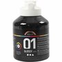 Acrylverf - Zwarte Glossy Verf - Acrylaatverf - Acrylic paint - Hobbyverf - Knutselen en Verven - Sneldrogend - Zwart - 500 ml - 1 stuks