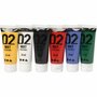 Acrylverf - Verschillende Kleuren - Acrylaatverf - Acrylic paint - Hobbyverf - Knutselen en Verven - Sneldrogend - Intens Pigment - 6x20 ml