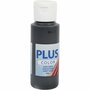 Acrylverf - Zwarte Verf - Acrylaatverf - Acrylic paint - Hobbyverf - Knutselen en Verven - Sneldrogende Verf - Waterbasis Verf - Hoogwaardige Decoratie Verf - Plus Color Verf - 60ml