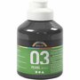 Metallic Verf - Acrylverf Metallic Zwart - Metaalverf - Zwarte Metallic Hobbyverf - Glansverf - Shimmerverf - 500ml