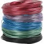 Aluminium Draad - Alu Draad - Diverse Kleuren - Aluminium Sieradendraad - DIY Aluminium Draad - Buigbaar Knutsel Draad - 1,5mm - 20m - Aluminium Draad 20m - 5 Rollen
