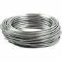 Alu draad, zilver, rond, dikte 3 mm, 29 m/ 1 rol