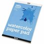 Aquarelpapier - Waterverfpapier - Aquarelblok - Watercolor Paper - Lichte Structuur - Gladde Structuur - Absorberend Papier - A5 - 14,8x21cm - 180 grams - 20 Vellen
