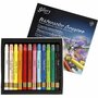 Aquarelkrijt Set - Diverse Kleuren - Aquarel Potloden - Wateroplosbaar Krijt - Kleurintensiteit - Schaduwwerking - L: 9,3 cm - 12 stuks