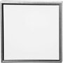 ArtistLine Canvas met lijst, antiek zilver, wit, D: 3 cm, afm 44x44 cm, 360 gr, 1 stuk