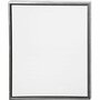 ArtistLine Canvas met lijst, antiek zilver, wit, D: 3 cm, afm 54x64 cm, 360 gr, 1 stuk