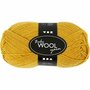 Breigaren - Baby Garen - 100% Merino Wol - Donkergeel - Haken & Breien - Extra Zacht & Warm - Ideaal voor Babydekens, Truien en Mutsen - Hoge Kwaliteit - 172m - 50gr - 1 Bol