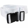 Bagageriem Wit - Verstelbare Kofferband - Reiskoffer Riem - Veiligheidsriem Bagage - Kofferband Met Cijferslot - Elastische Kofferband - Anti-Diefstal Riem - B 5 cm - 92-164 cm - 1 Stuk