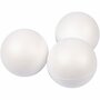 Ballen, wit, d 10 cm, 25 stuk/ 1 doos