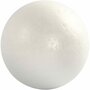 Ballen Wit - Grote Piepschuim Ballen - DIY Styropor Ballen - Knutsel Schuimbollen - Feestdecoratie Ballen - Hobby Ballen - Lichtgewicht Kunststof Ballen - D 12 cm - 5 Stuks