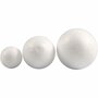 Ballen - Balletjes - Styropor - Piepschuim - Wit - Decoratie - DIY - Dia: 20+30+40mm - 12 stuks
