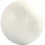 Ballen - Witte Styropor Piepschuim Balletjes - Voor Decoratieve Knutselprojecten - Diameter 7 cm - Set van 5 Stuks - Knutselballetjes - Lichtgewicht Ballen - Creatieve DIY Decoratie