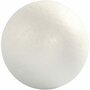 Witte Piepschuim Ballen - Grote Styrofoam Hobbyballen - Perfect Voor DIY Creatieve Projecten, Schilderen & Knutselen - Duurzaam & Lichtgewicht - Diameter 8 cm - Set van 5 Stuks