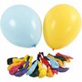 Ballonnen, diverse kleuren, d 43 cm, 50 stuk/ 1 doos