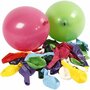 Ballonnen, diverse kleuren, rond, d 23 cm, 100 stuk/ 1 doos
