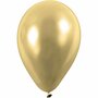 Ballonnen, goud, rond, d 23 cm, 8 stuk/ 1 doos